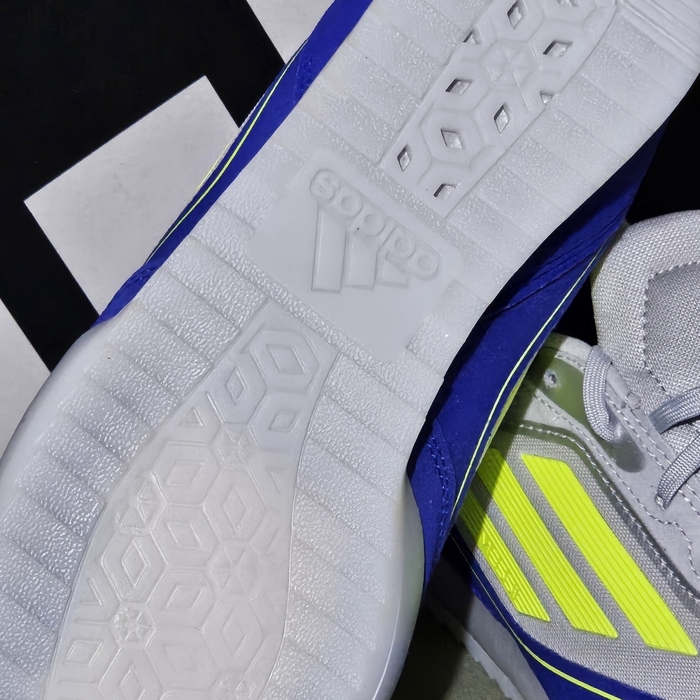 Adidas Men's Blue and Gray Sneakers - Picture 10 of 11